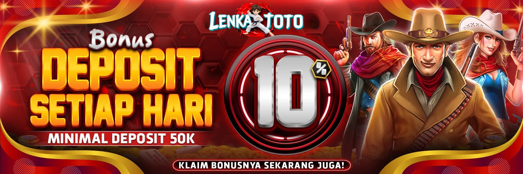 BONUS DEPOSIT 10% SETIAP HARI