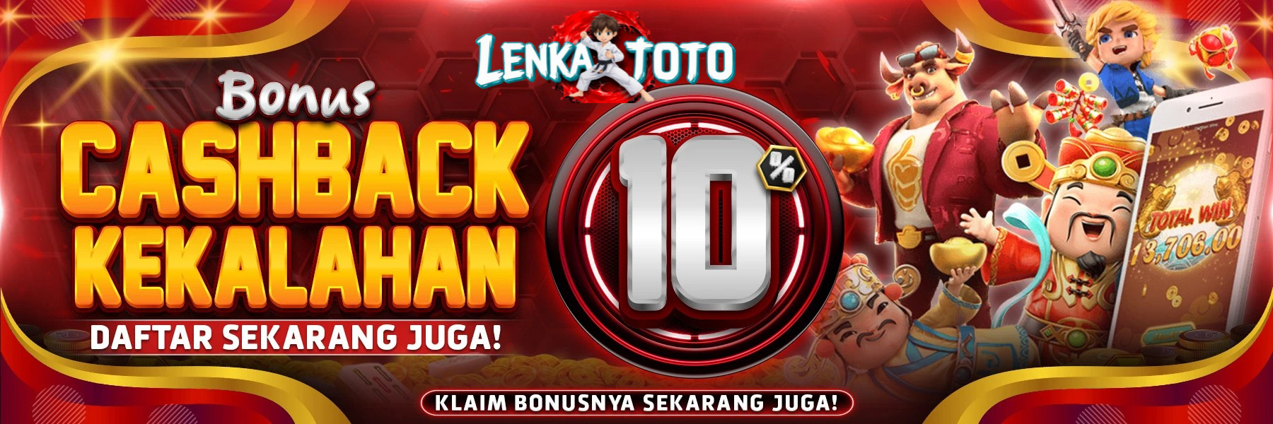 CASHBACK KEKALAHAN 10%